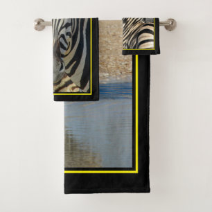 Zebra Bath Towel set