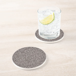 Zebra beverage coaster