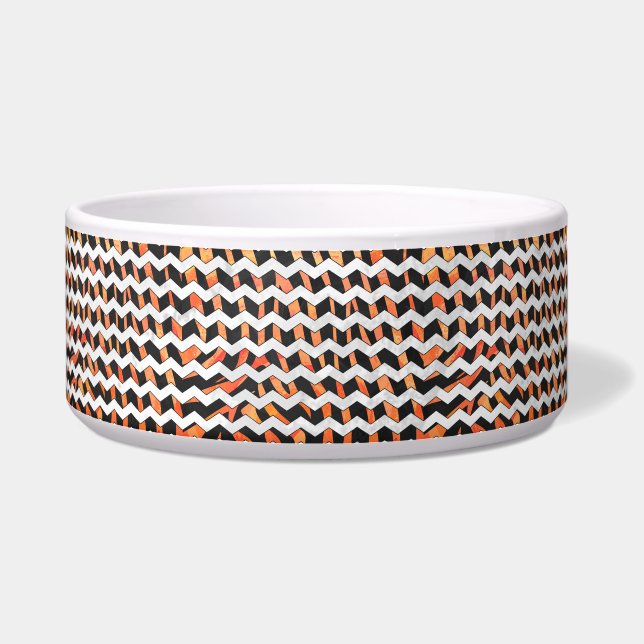Zebra Black and Orange Print (Right)