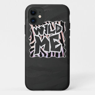 Zebra Black and Pink Wild me iPhone 11 Case