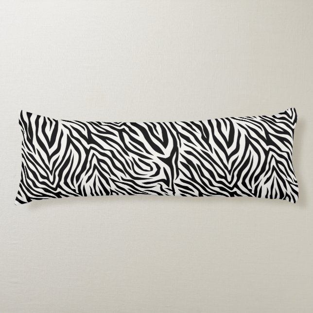 Zebra Body Pillow 20" x 54" (Front)