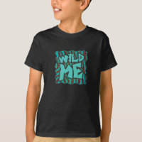 Zebra Brown and Teal Wild Me Design
