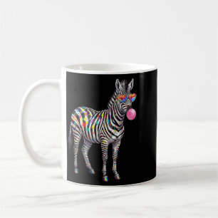 Zebra Bubblegum Sungles Funny Animal Lovers N Coffee Mug