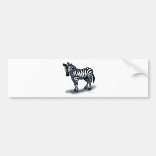 Zebra Bumper Sticker
