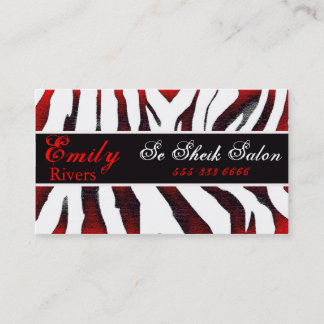 zebra business card