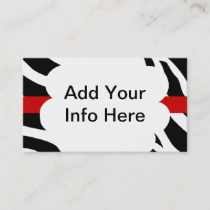 Zebra Business Card