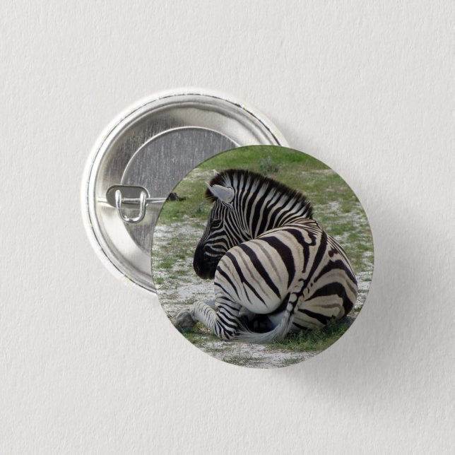 Zebra Button (Front & Back)
