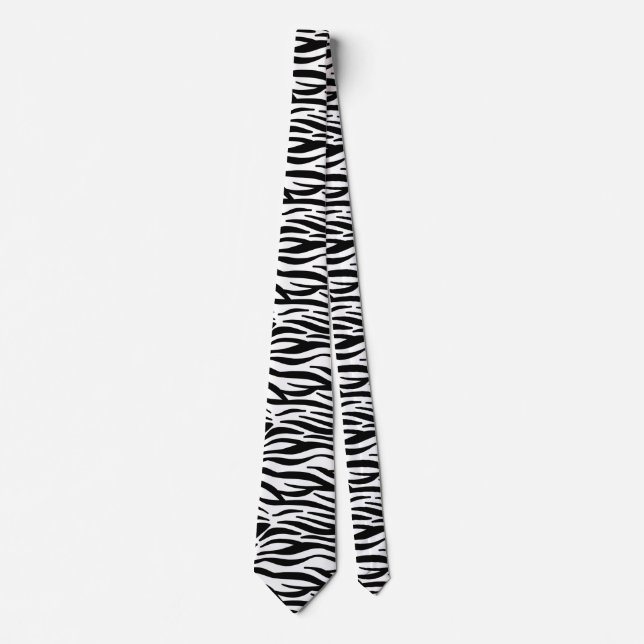 Zebra Camo Tie (Front)