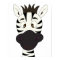 Zebra cartoon poster