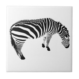 zebra ceramic tile