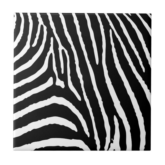 Zebra Ceramic Tile (Front)