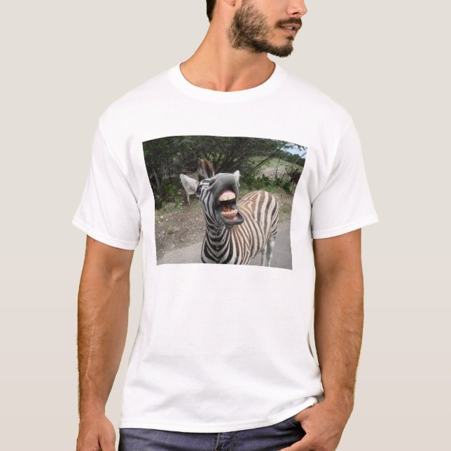 zebra cheesing T-Shirt (Front)