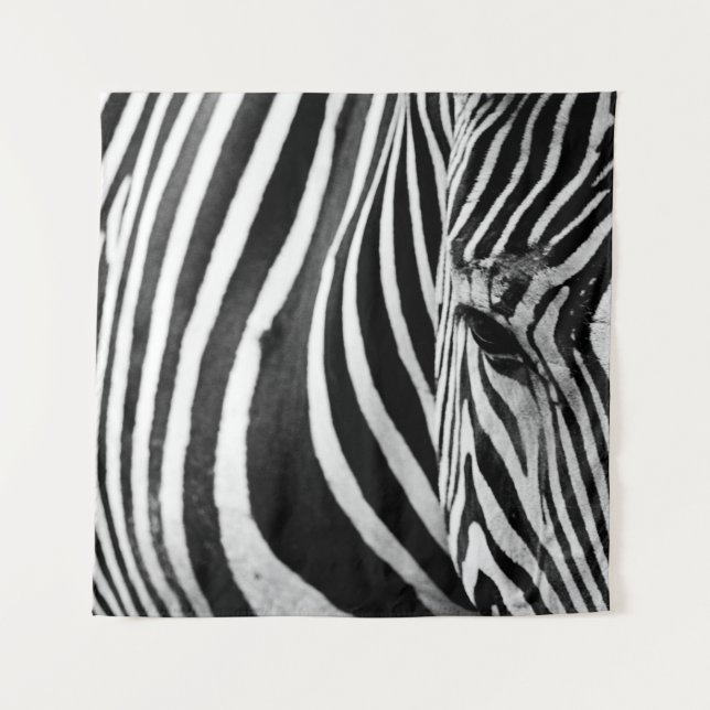 ZEBRA CLOSE-UP VIEW TAPESTRY (Front)