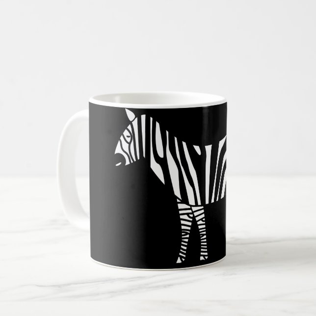 Zebra Coffee Mug (Front Left)