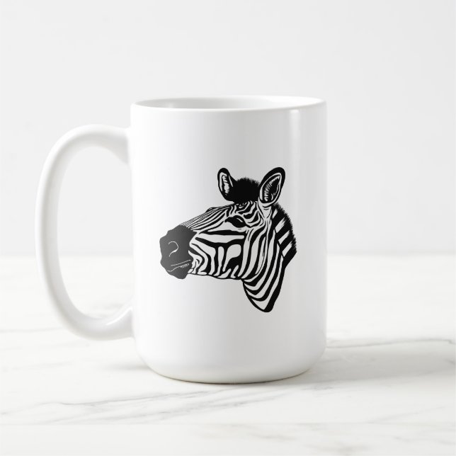 Zebra Coffee Mug (Left)