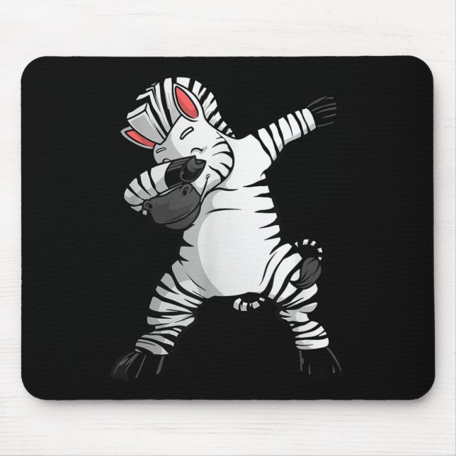 Zebra Costume For Kids Boys Girls Zoo Animal Print Mouse Pad (Front)
