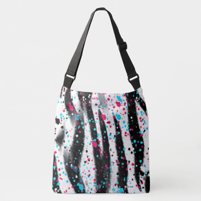 Zebra Crossbody Bag (Front)