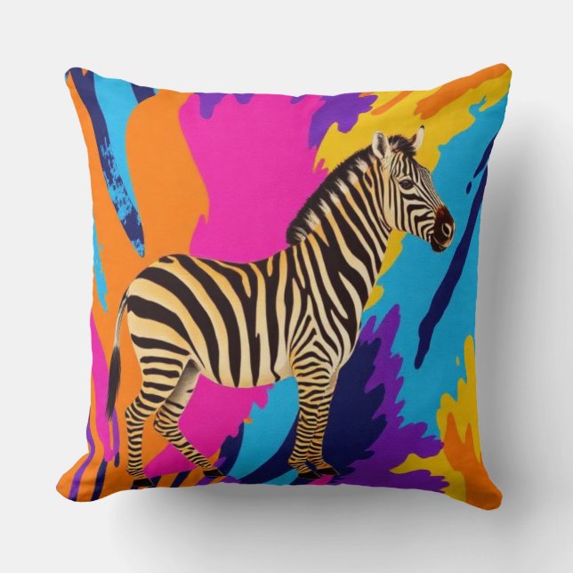Zebra Cushion (Front)