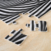 Zebra Dazzle Jigsaw Puzzle (Side)