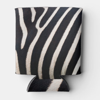 Zebra Essence: Authentic Skin Pattern Can Cooler