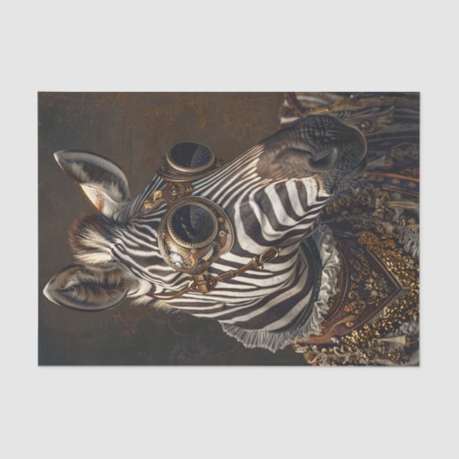 Zebra Extravaganza12 Tissue Paper (Front)