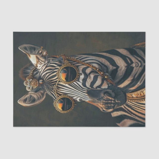 Zebra Extravaganza15 Tissue Paper (Front)