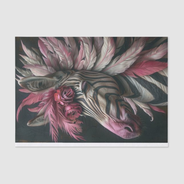 Zebra Extravaganza5 Tissue Paper (Front)