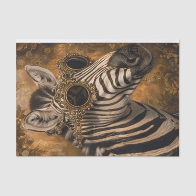 Zebra Extravaganza7 Tissue Paper (Front)