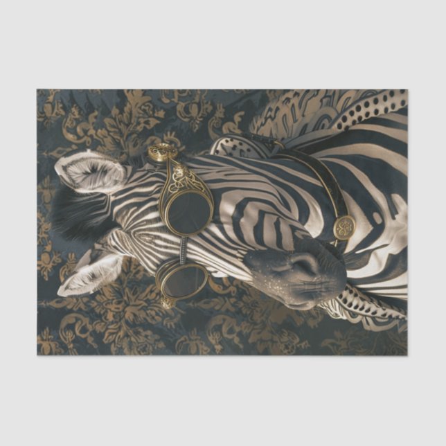 Zebra Extravaganza9 Tissue Paper (Front)