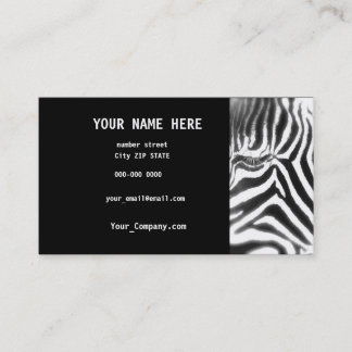 ZEBRA EYE Business  Card