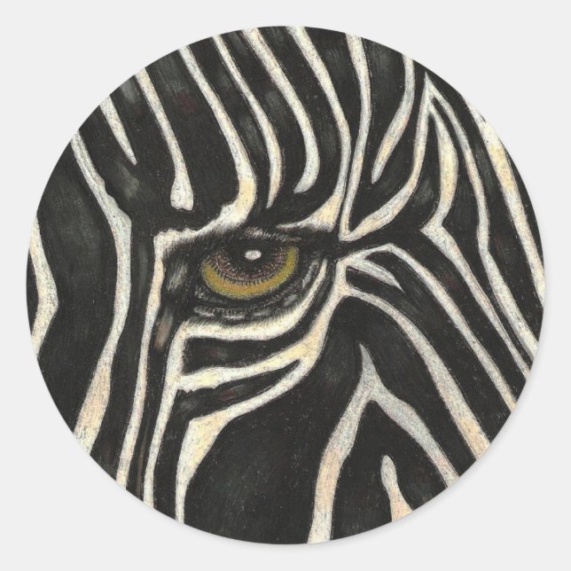 "Zebra Eye" Stickers (Front)