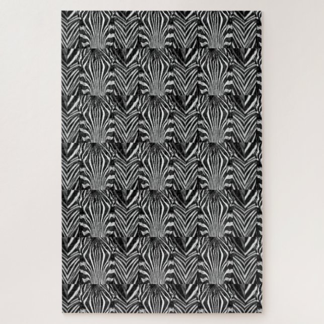ZEBRA FACE JIGSAW PUZZLE (Vertical)