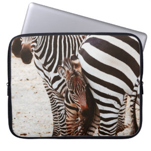 ZEBRA FAMILY LAPTOP SLEEVE