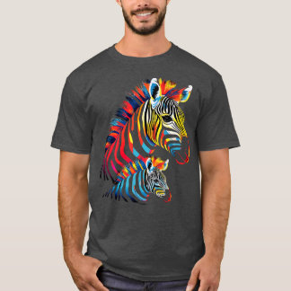 Zebra Fathers Day T-Shirt