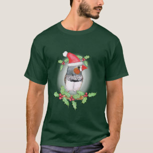 Zebra finch Christmas style T-Shirt