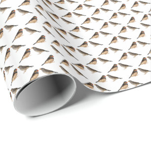 Zebra Finch Frenzy Wrapping Paper