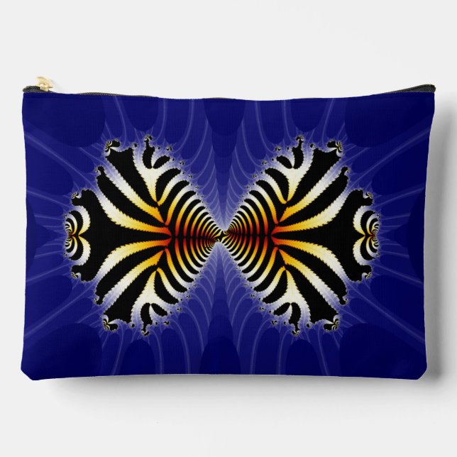 Zebra Fish Kiss Accessory Pouch (Front)