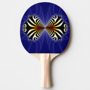 Zebra Fish Kiss Ping Pong Paddle