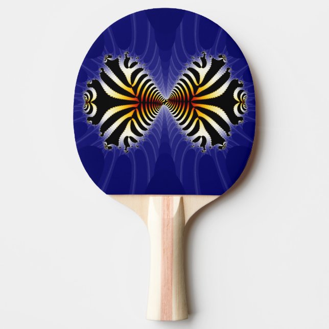 Zebra Fish Kiss Ping Pong Paddle (Front)