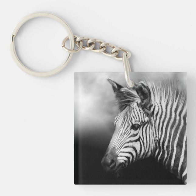 Zebra Foal Key Ring (Front)