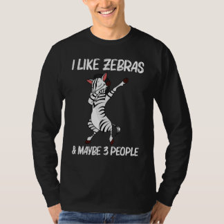 Zebra For Men Women African Zoo Animal T-Shirt