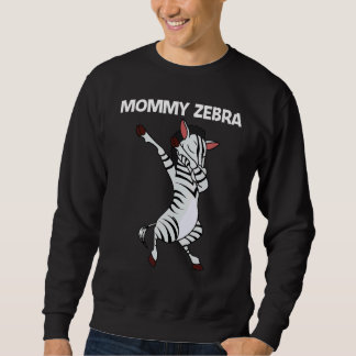 Zebra For Women Mom African Zoo Animal   Sweatshirt