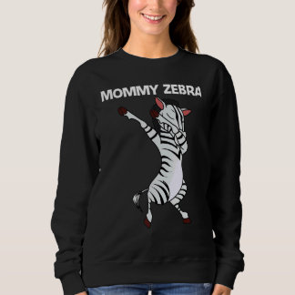 Zebra For Women Mom African Zoo Animal   Sweatshirt