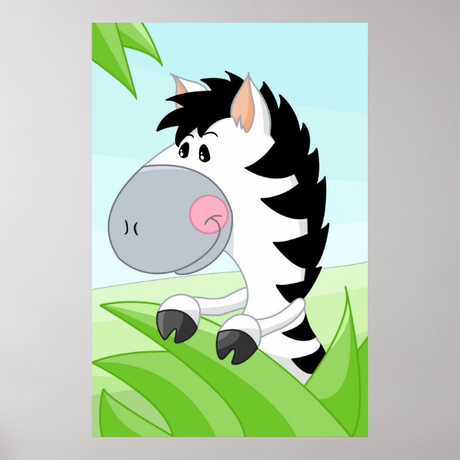 Zebra from Africa Poster (Front)