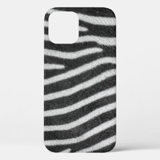 Zebra Fur Animal Pattern iPhone 12 Case