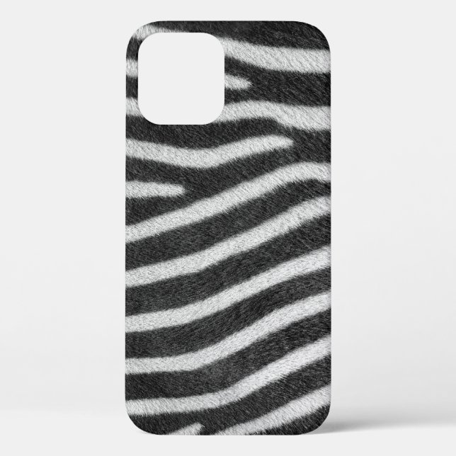 Zebra Fur Animal Pattern Case-Mate iPhone Case (Back)