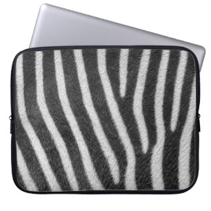 Zebra Fur Animal Pattern Laptop Sleeve
