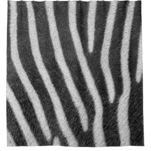 Zebra Fur Animal Pattern Shower Curtain
