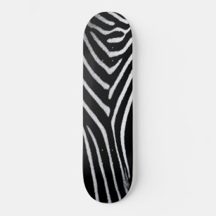 Zebra Fur Animal Pattern Skateboard