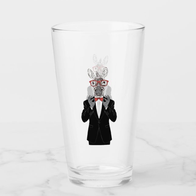 Zebra Gentleman Glass (Front)